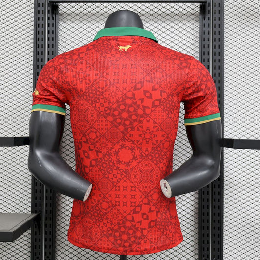 Men's Portugal 2024/25 Red Player Version