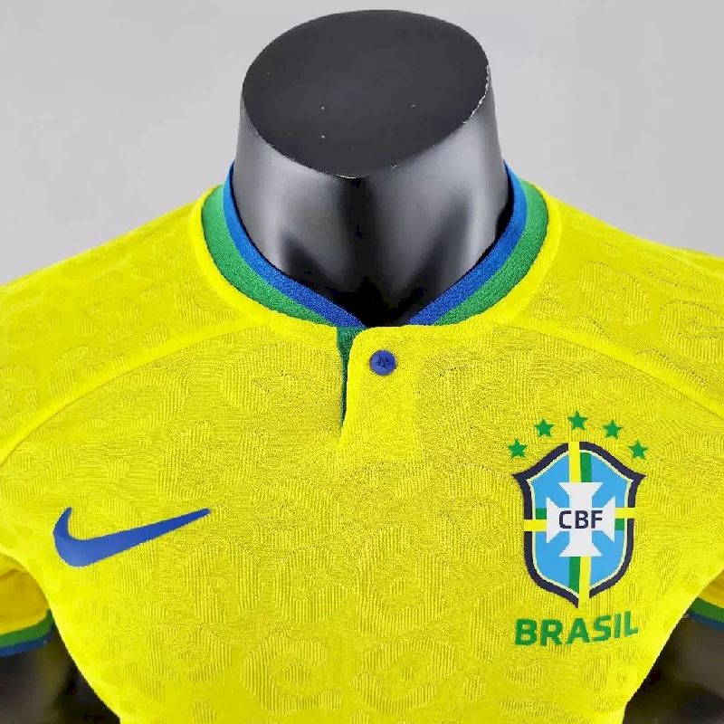 Men's Brazil 2022 Home Jersey Player Version