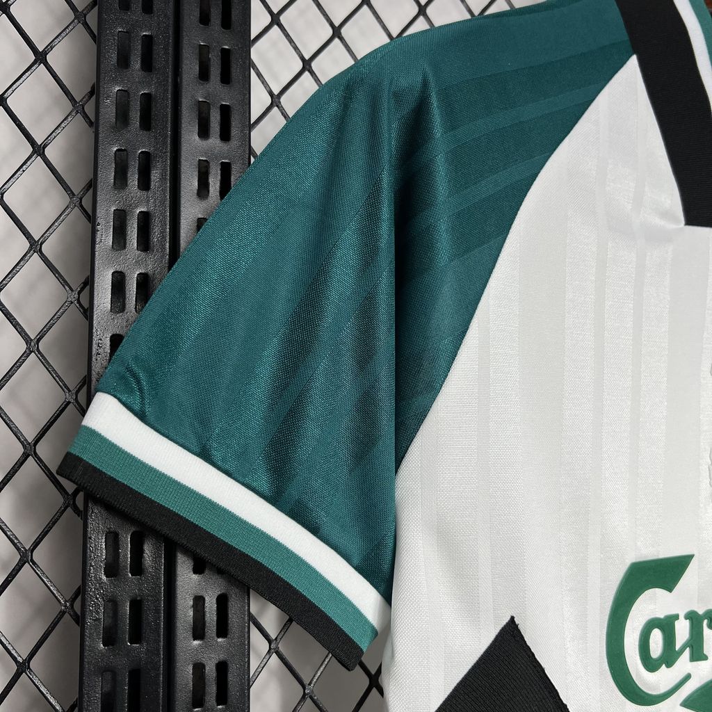 Camisa retrô reserva do Liverpool 1993/95
