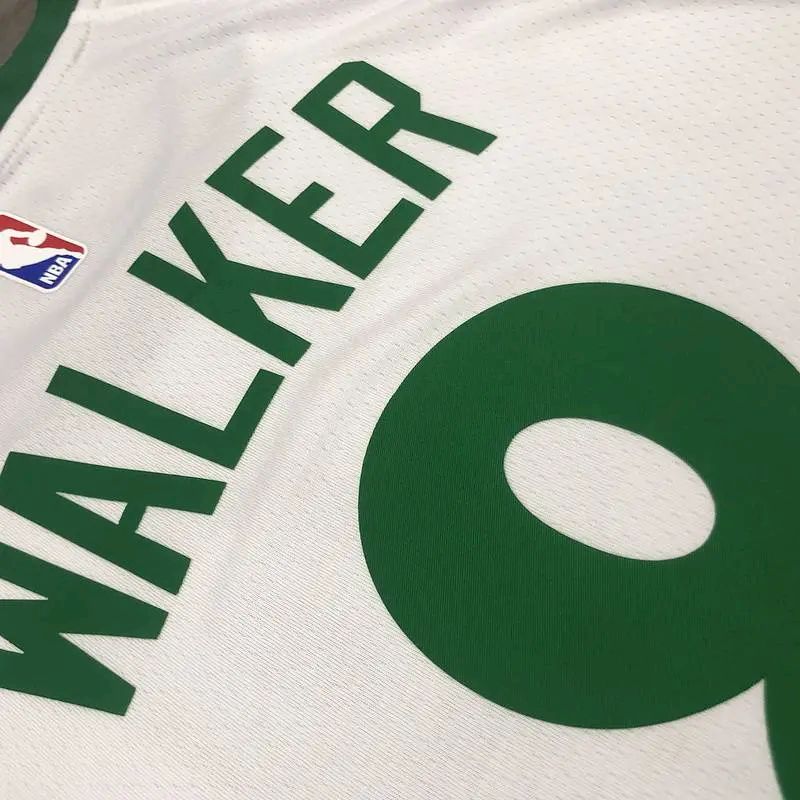 Camisa Kemba Walker Branca Masculina 2020-21 Swingman Versão Jogador – Edição City