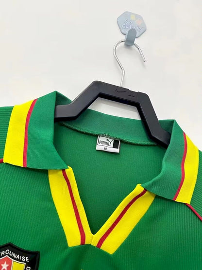 Camisa retrô Camarões 1998 Home