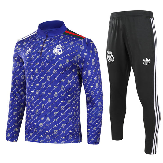 Suéter e calça adulto com zíper médio Real Madrid 2024/25 902
