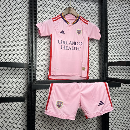 Orlando City 2024/25 Away Kids Kit