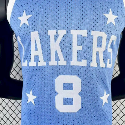 Camisa masculina M&amp;N Kobe Bryant azul retrô 2004/05