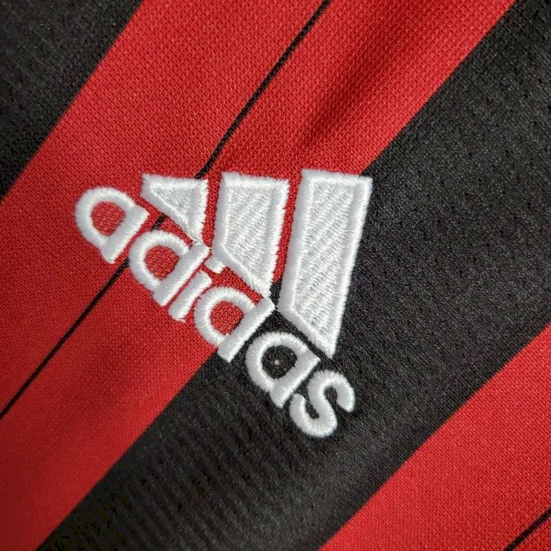 Camisa retrô de mangas compridas do AC Milan 2013/14