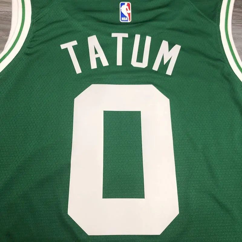 Camisa masculina verde Jayson Tatum versão jogador - Edição Ícone