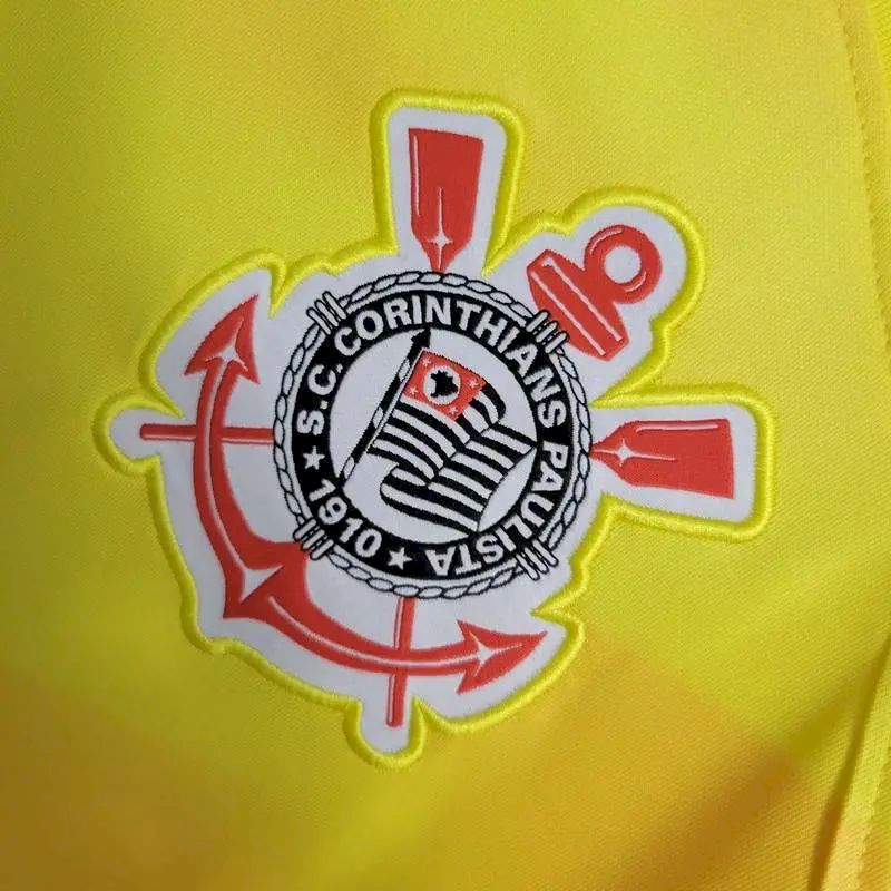 Men's Corinthians 2023/24 Goalkeeper Yellow Boutique Jersey