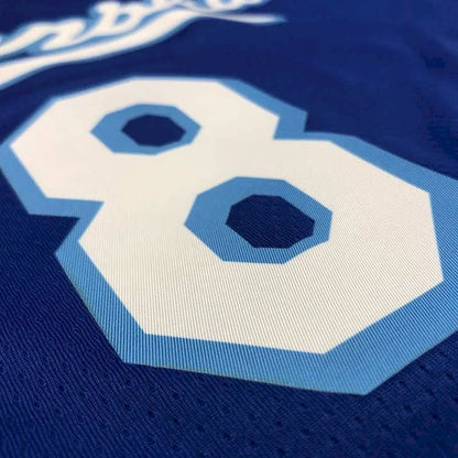 Camisa masculina Kobe Bryant azul versão jogador – Retro Classic Joint Edition