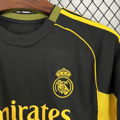 Real Madrid 2025/26 Black And Yellow Special Edition Jersey