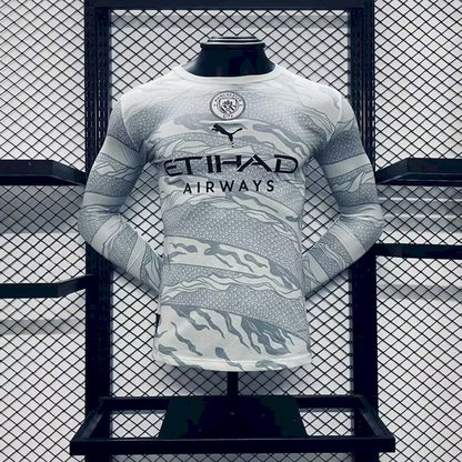 Camisa Manchester City Edição Especial 2024/25 Manga Longa – Versão Jogador