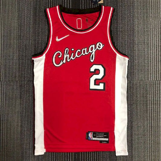 Camisa vermelha masculina Lonzo Ball Team – Edição City