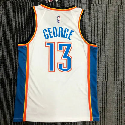 Camisa Paul George Swingman Masculina Branca – Edição Associação