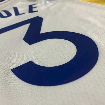 Camisa Jordan Poole Branca Masculina – Edição de 75º Aniversário