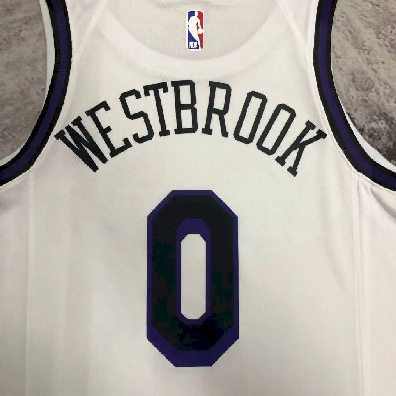 Camisa Russell Westbrook Branca Masculina – Edição Cidade