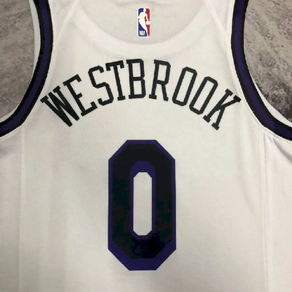 Camisa Russell Westbrook Branca Masculina – Edição Cidade