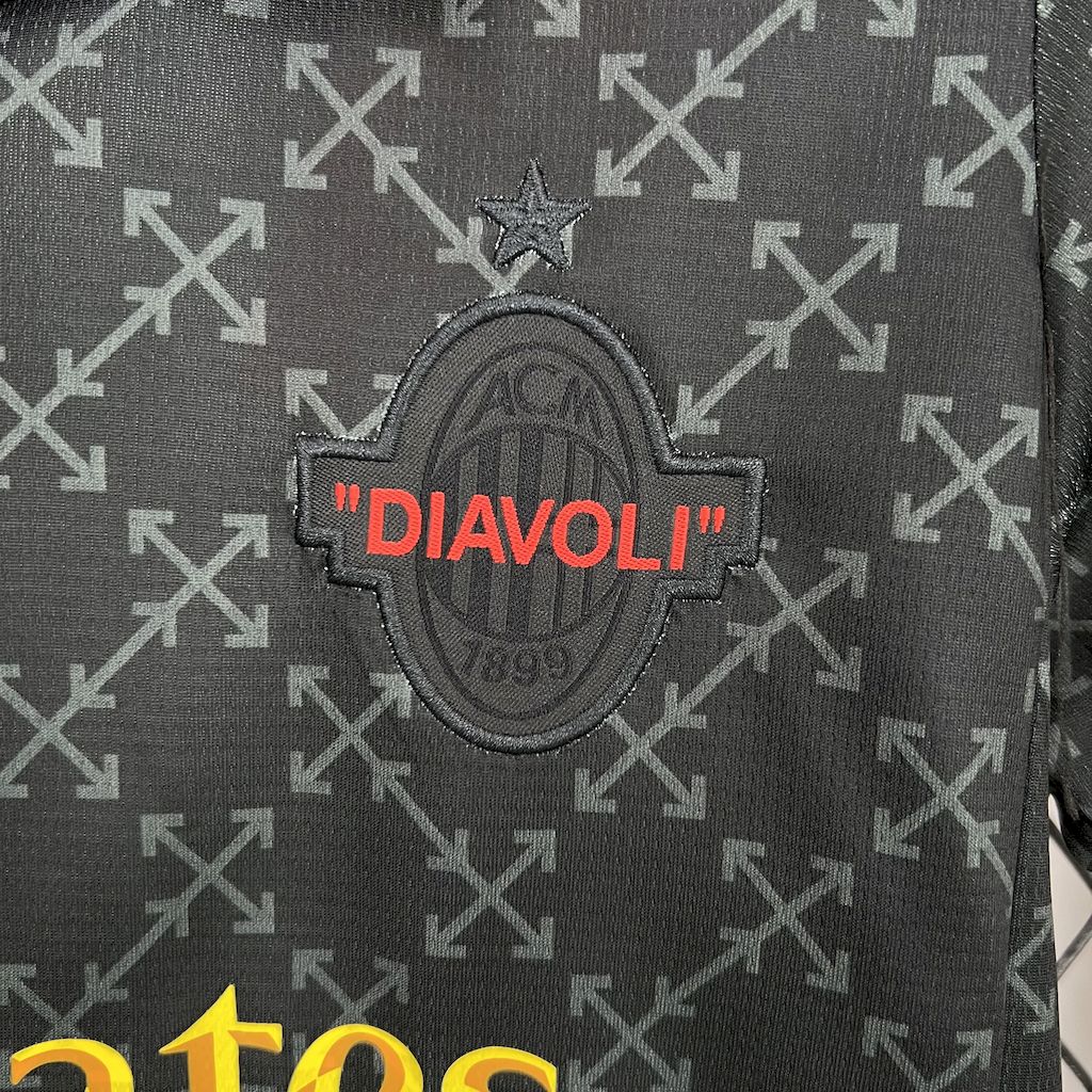 AC Milan 2025/26 Co-Branded Black Edition Kids Kit