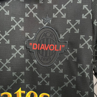 AC Milan 2025/26 Co-Branded Black Edition Kids Kit