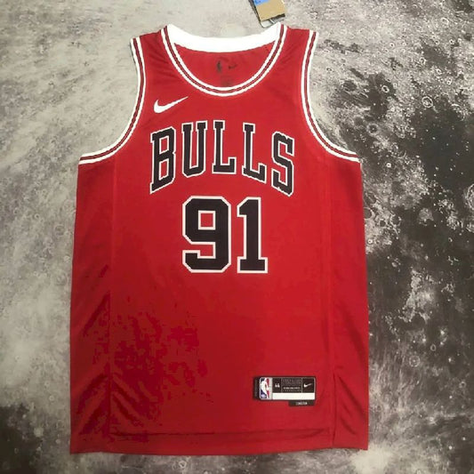 Camisa vermelha masculina Dennis Rodman Team