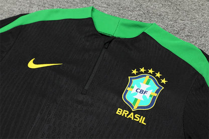Suéter adulto com zíper e calça Brasil 2024/25 14001