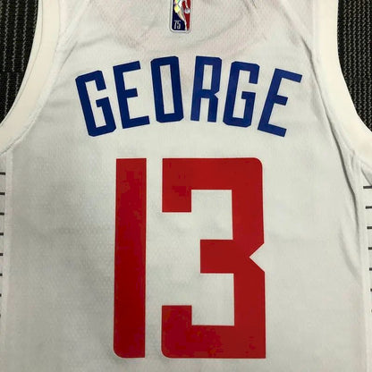 Camisa Paul George White Masculina – Edição de 75º Aniversário
