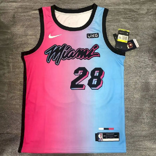 Camisa masculina Andre Iguodala 2020-21 Swingman rosa versão jogador – Edição City