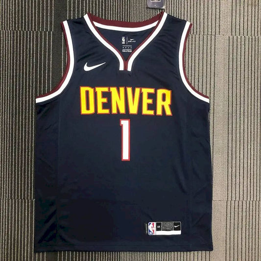 Men’s Michael Porter Jr. Black Swingman Player Version Jersey – Icon Edition