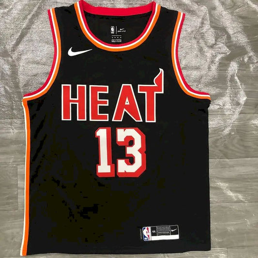 Camisa masculina Bam Adebayo Black Classics Swingman Player Version