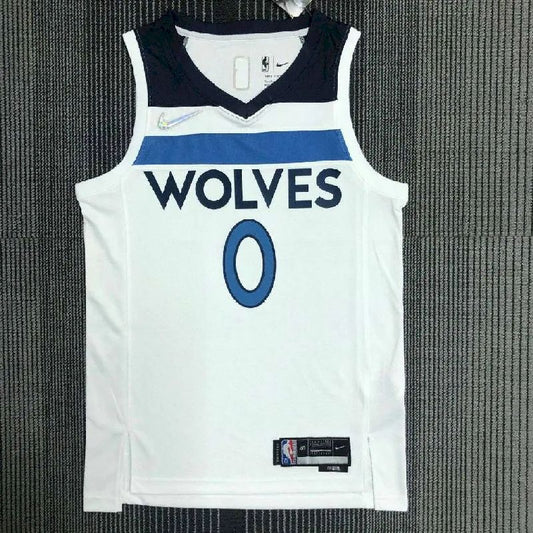 Camisa masculina D'Angelo Russell branca – Edição de 75º aniversário