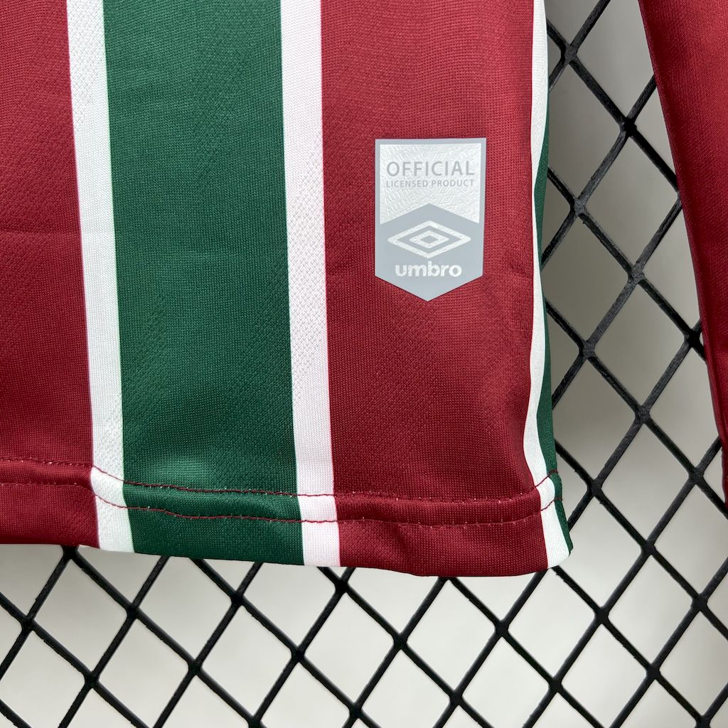 Men's Fluminense 2025/26 Home Long Sleeve Jersey