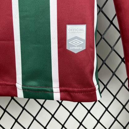 Men's Fluminense 2025/26 Home Long Sleeve Jersey