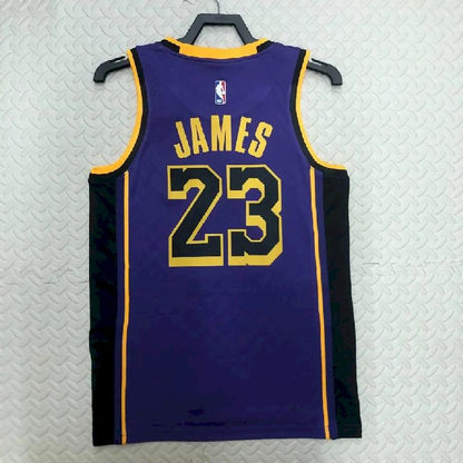 Men’s LeBron James Purple Team Jersey – Statement Edition