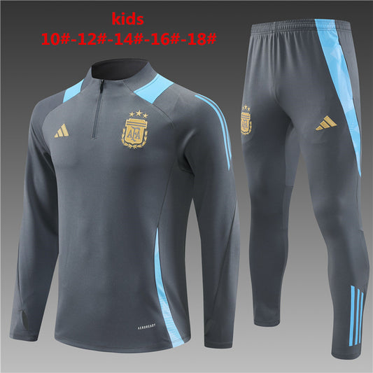 Argentina 2023/24 Half-Zip Kids Sweater+Pant 14001