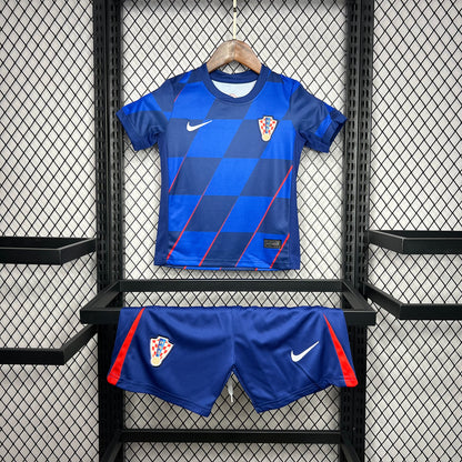 Kit reserva infantil Croácia Euro 2024/25