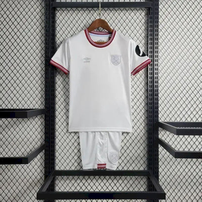 Kit reserva infantil do West Ham United 2023/24