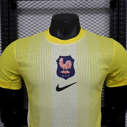 Men's France 2025/26 Goalkeeper Jersey Player Version