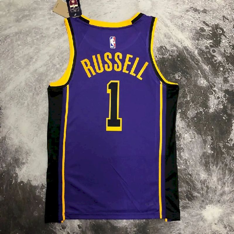 Camisa masculina D'Angelo Russell roxa – Edição Statement
