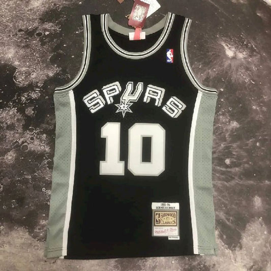 Men’s M&N 1993/94 Dennis Rodman Black Retro Jersey