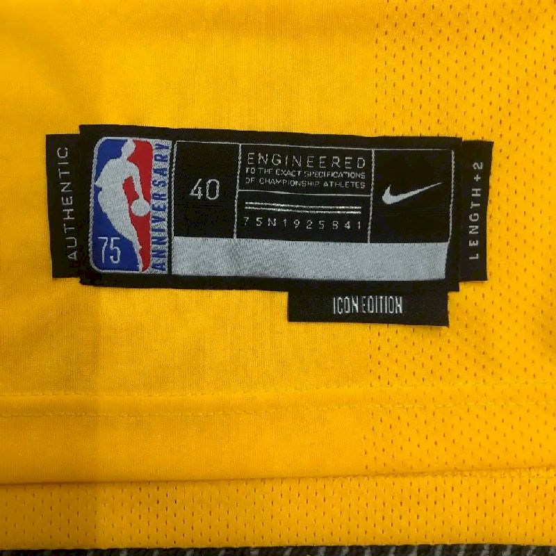 Men’s LeBron James Yellow Team Jersey – Authentic Edition
