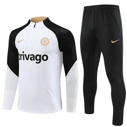 Suéter e calça Chelsea 2024/25 com zíper e meio zíper 14001