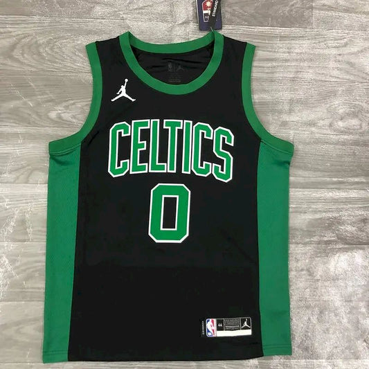 Men’s Jayson Tatum Black 2020-21 Swingman Player Version Jersey – Statement Edition