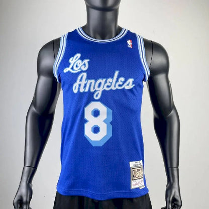 Camisa masculina M&amp;N Kobe Bryant azul retrô 1996/97