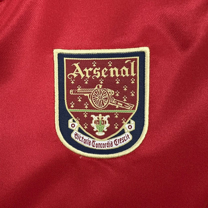 Camisa retrô de mangas compridas do Arsenal 2000/01 Home