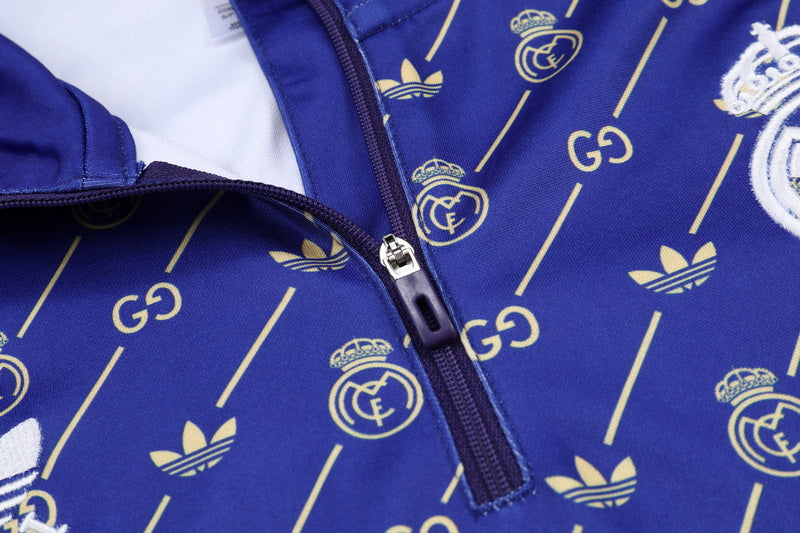 Suéter e calça adulto com zíper médio Real Madrid 2024/25 902
