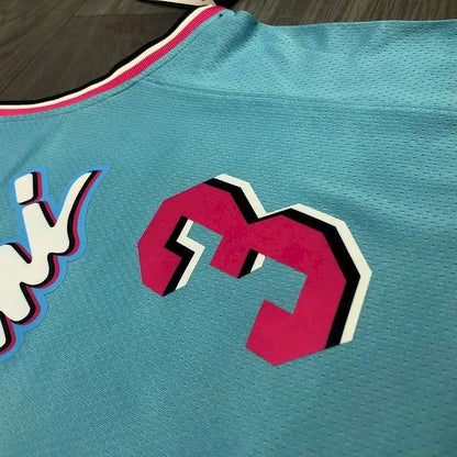 Camisa Dwyane Wade Azul Masculina Versão Jogador – Edição Clássica Retro