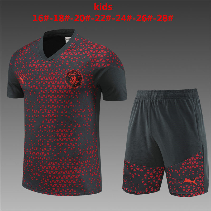 Camisa e short infantil Manchester City 2023/24 14001