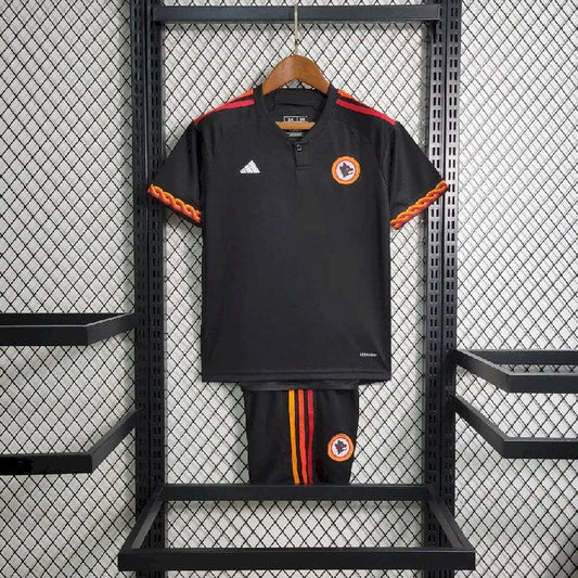 As Roma 2023/24 Away Kids Kit