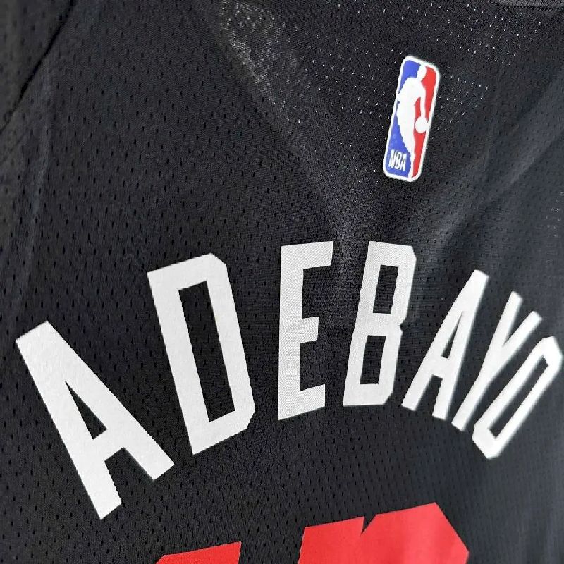 Camisa preta masculina Bam Adebayo 2024 - Edição City