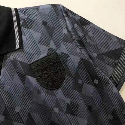 Camisa retrô Blackout da Inglaterra de 1990