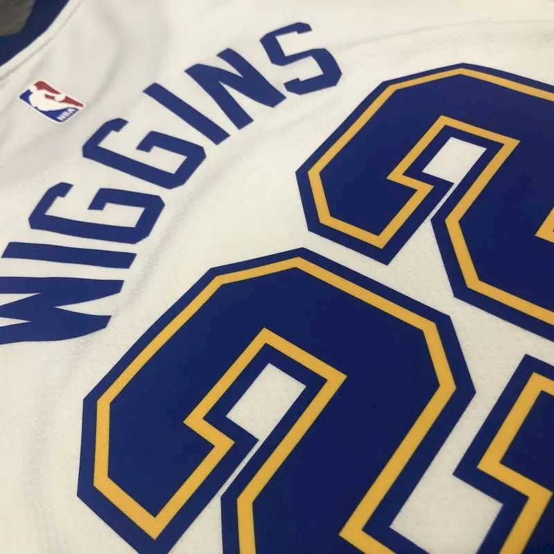 Andrew Wiggins Men’s White Player Version Jersey – Classic Edition