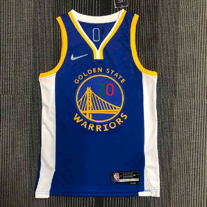 Camisa azul masculina Stephen Curry Team – Edição de 75º aniversário